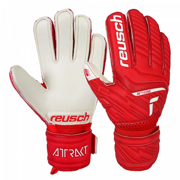 Reusch Attrakt Silver Junior 5172215 3002 white red 1